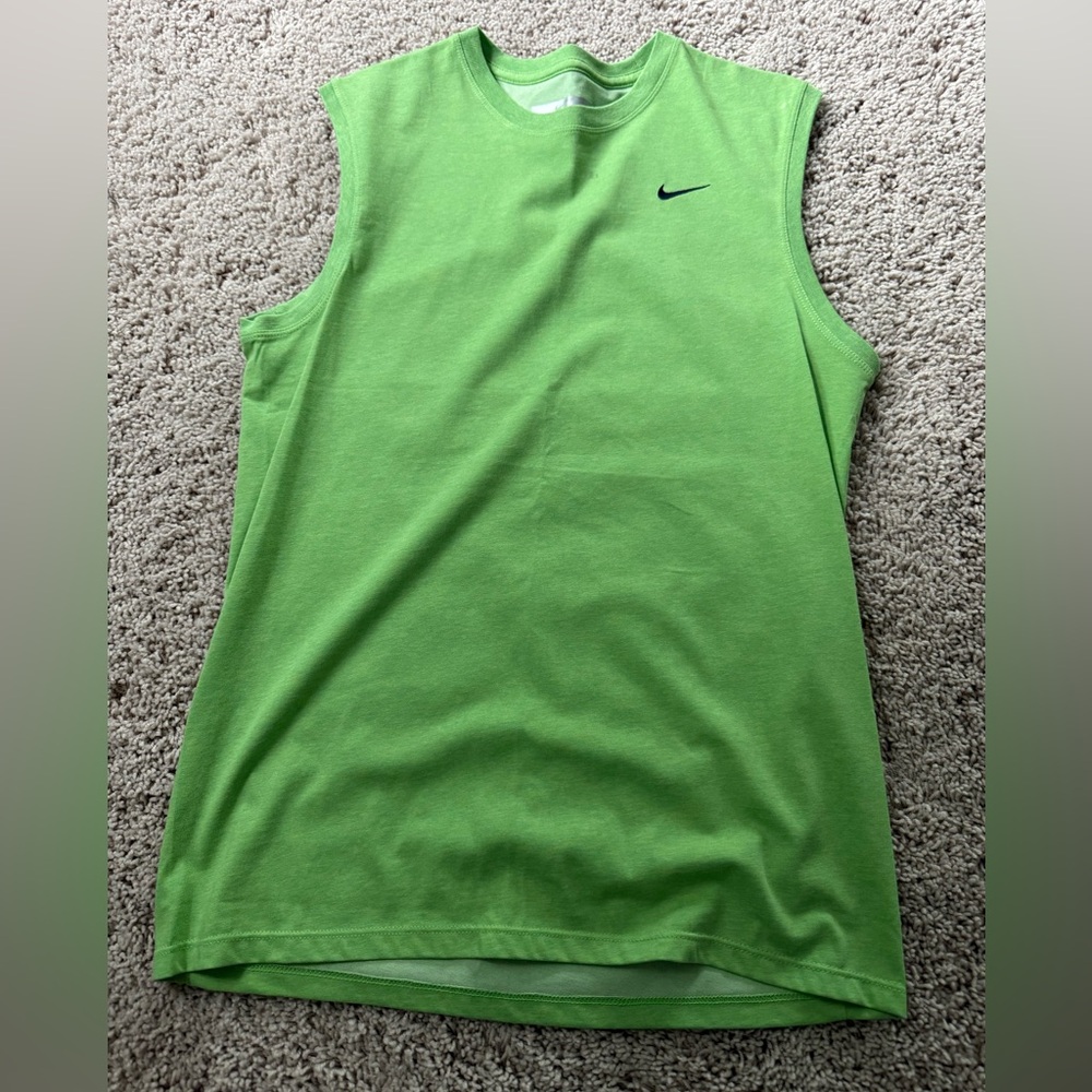 Nike Lime heather green workout tank